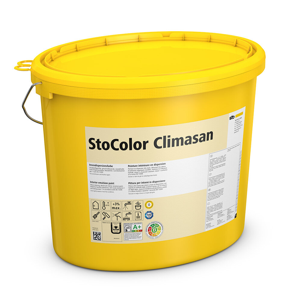 Специальная краска для внутренних работ StoColor Climasan матовая