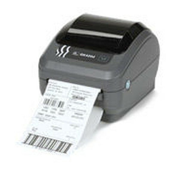 термотрансферный принтер этикеток zebra gx420t (203 dpi, rs232, usb, lpt, нож) GX42-100322-000