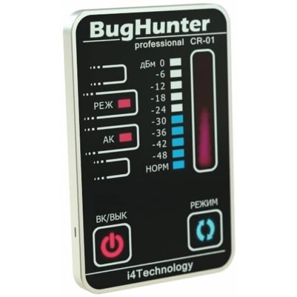 Детектор жучков в ультра компактном корпусе BugHunter CR-1 (карточка)