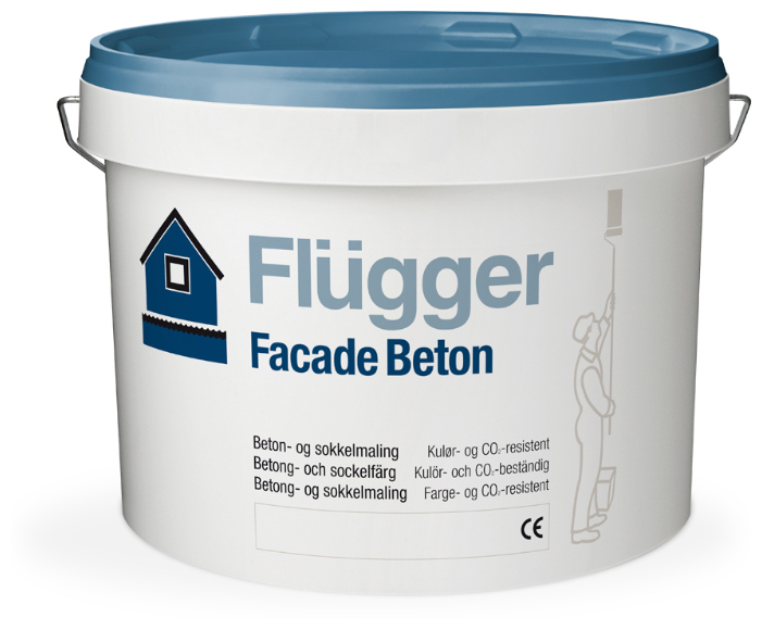 Flugger Facade Beton / Флюггер Фасад Бетон Износостойкая краска для фасадов 9.1 л