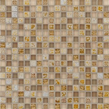 Мозаика Vitrex Stone  Glass ANTICA ROMA Copper 30x30 (1,5x1,5)