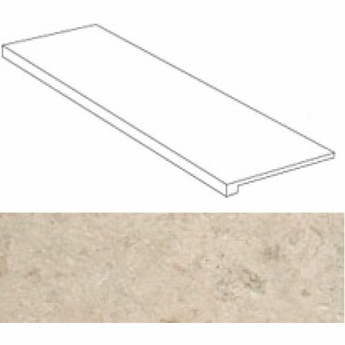 Ступень ASOU Sunrock Jerusalem Ivory Scalino 33x90 Atlas Concorde Italy