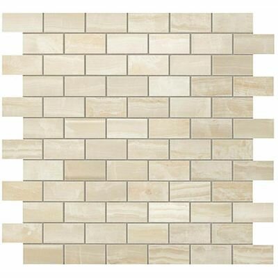 Мозаика Atlas Concorde Supernova Onyx Ivory Chiffon Brick Mosaic 30,5x30,5 (600110000203) м2