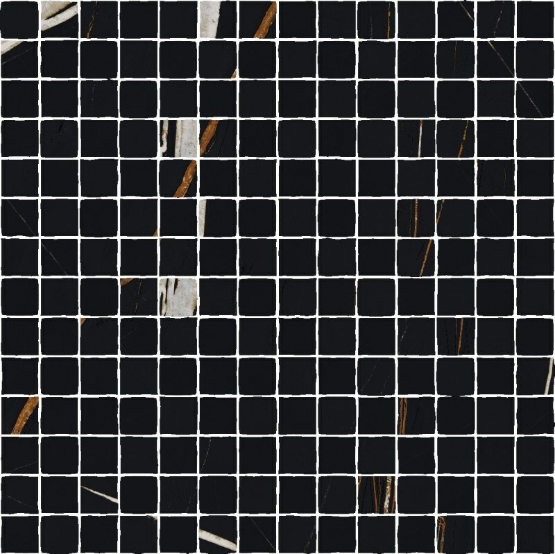 Мозаика Charme Deluxe Floor Project Sahara Noir Mosaico Split Cerato -- Italon