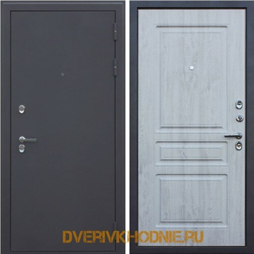Дверь АСД Двери теплые Металлическая входная дверь Терморазрыв 3К «Сибирь» Сосна белая (теплые двери)