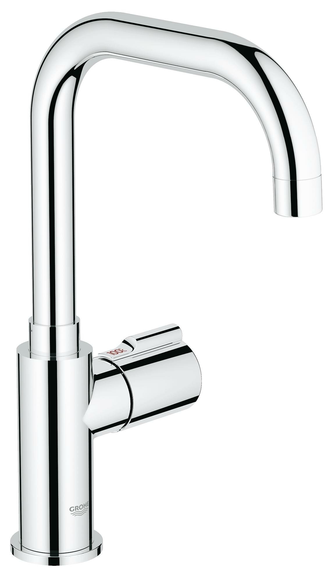 Вентиль для кухни GROHE Red без бойлера, U-излив, без функции смесителя, хром (30160000)