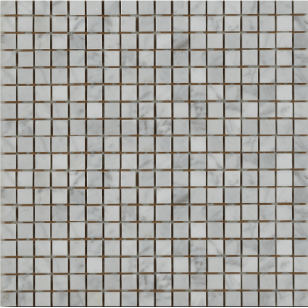 Мозаика Art  Natura Marble Mosaic Bianco Carrara 30,5x30,5 глянцевая