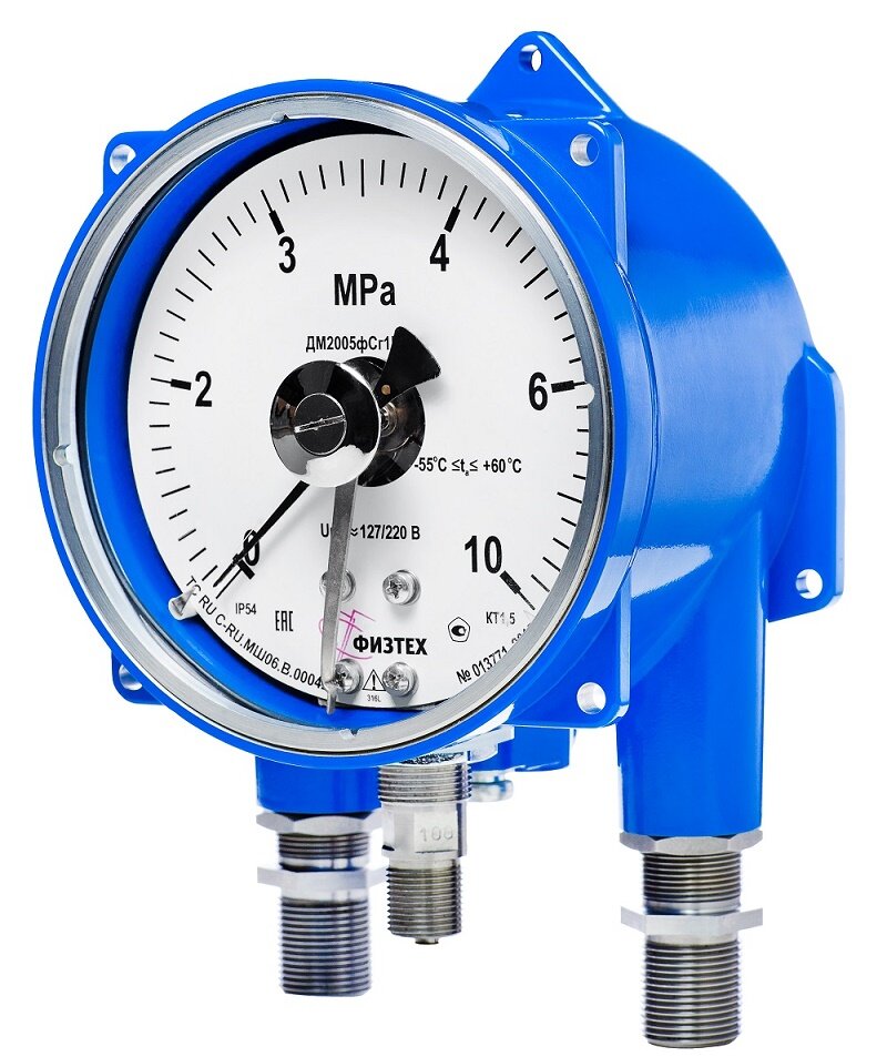 Коррозионностойкие манометры ДВ2005фСг1Ех Кс