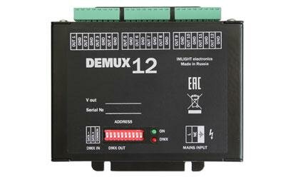 IMLIGHT DEMUX 12 Демультиплексор, 12 выходных цепей, выход +10 В, питание от сети 100-240 В, 50/60 Гц, монтаж на стену