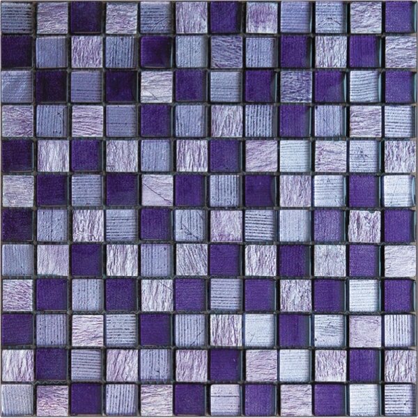 Мозаика стеклянная Natural MOK-231 (JP-2311D) Strange стекло, фиолетовый, микс, 29.8x29.8