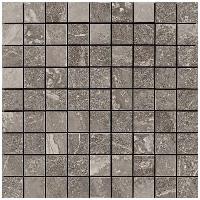 Мозаика Ragno Bistrot Mosaico Crux Grey Soft 30x30 (R4ZR), м²