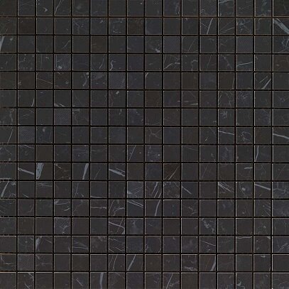 Керамическая плитка Atlas Concorde Marvel Stone Nero Marquina Mosaic Q 30,5x30,5