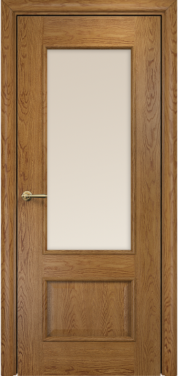 Дверь Оникс модель Марсель Цвет:Дуб золотистый Остекление:Сатинат бронза