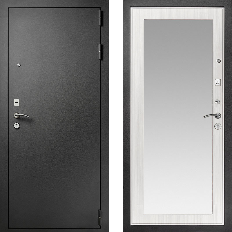 Кондор Элит, дверь входная металлическая (стальная) Белёный клён 980 x 2080 петли слева