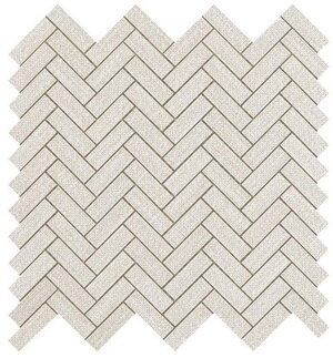 Atlas Concorde Room White Herringbone Wall