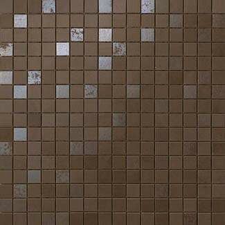 Мозаика Atlas Concorde (италия) Dwell Wall Brown Leather Mosaico Q 9DQB 305x305 мм (Керамическая плитка для ванной)