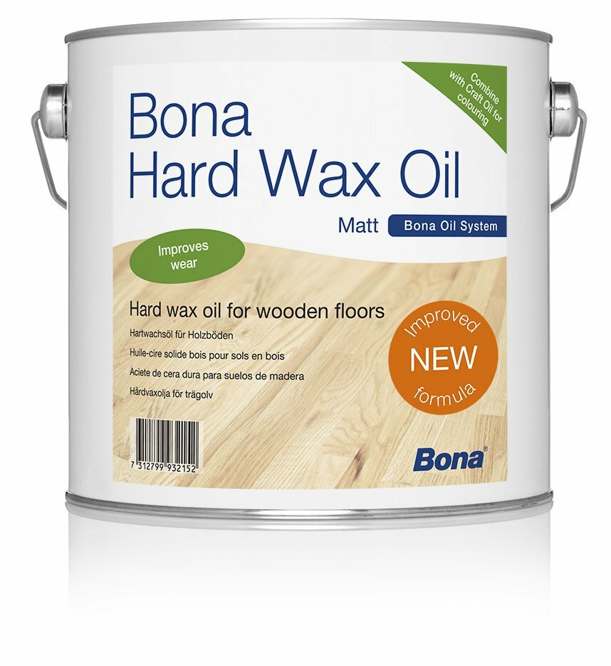 Bona Hard Wax Oil однокомпонентная смесь с натуральными маслами и воском матовый 2,5 л