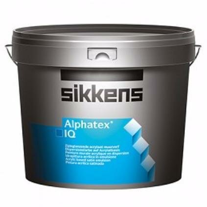 Sikkens Alphatex IQ / Сиккенс Альфатекс краска полуматовая для минеральных оснований 10, белый