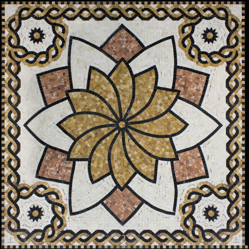 Natural (натуральный камень) Мозаичные ковры PH-06 (MBD-015)