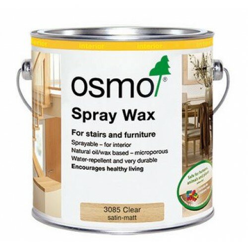 Osmo Воск для распыления Spritz-Wachs для специалистов (2,5 л 3009 Бесцветный полуматовый коэффициент противоскольжения (R9) )