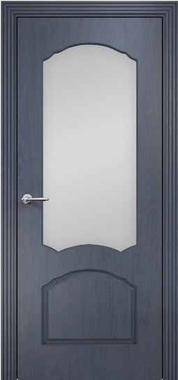 Дверь Оникс модель Диана Цвет:Дуб Графит Остекление:Сатинат белый