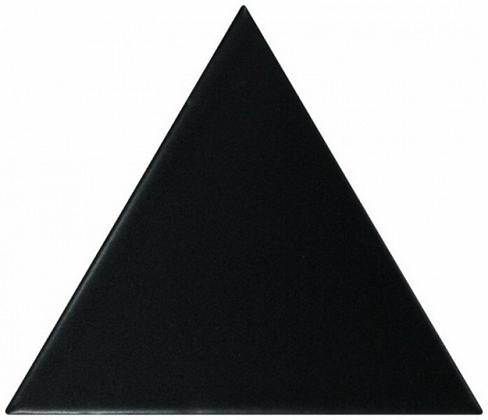 Плитка настенная Equipe Scale Triangolo Black Matt 12х11 23820