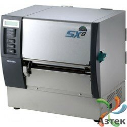Принтер этикеток Toshiba B-SX8T термотрансферный 300 dpi, LCD, Ethernet, USB, LPT, граф. иконки, B-SX8T-TS12-QM-R
