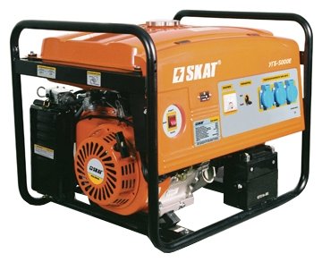 Бензиновый генератор SKAT УГБ-5000Е (5000 Вт)