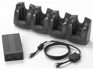 ZEBRA MC30 / MC31 / MC32 4 Slot Charge Only Cradle Kit Intl. Kit includes: 4 Slot Charge Cradle CHS3000-4001CR, corresponding Power Supply and DC Line Cord.