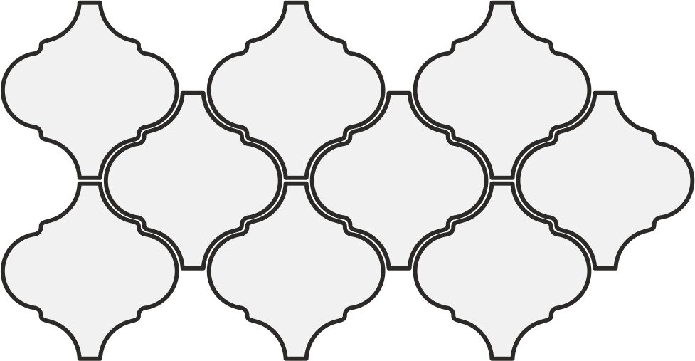 Мозаика облицовочная керамическая Equipe Scale 23848_Alhambra_mosaic_metallic_Eq-20M ( м2)