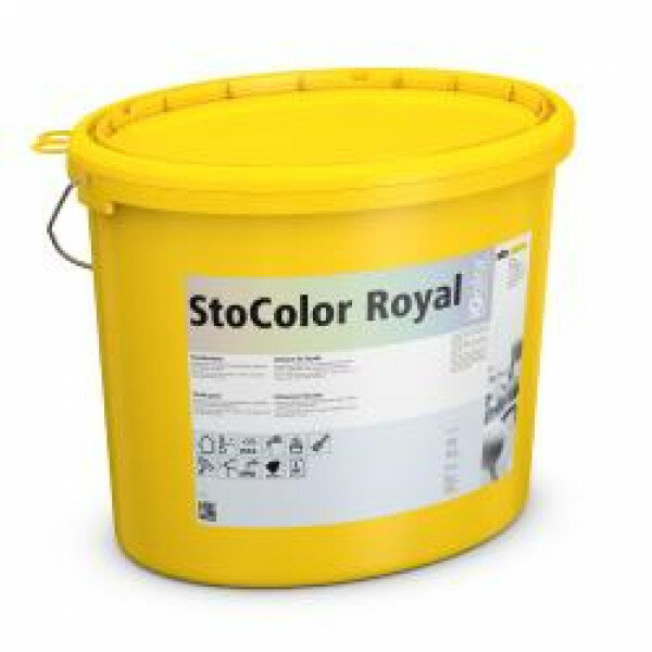 Фасадная матовая краска устойчивая к выгоранию StoColor Royal ведро 15 л