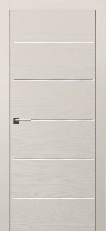 Дверь Фрамир MODERN шпон PG TOLEDO NEW 4 Цвет:Ясень Антично-белый/ Дуб Антично-белый
