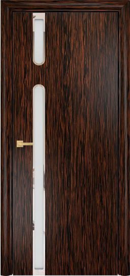 Дверь Оникс модель Рондо Цвет:Эбен Остекление:Без стекла