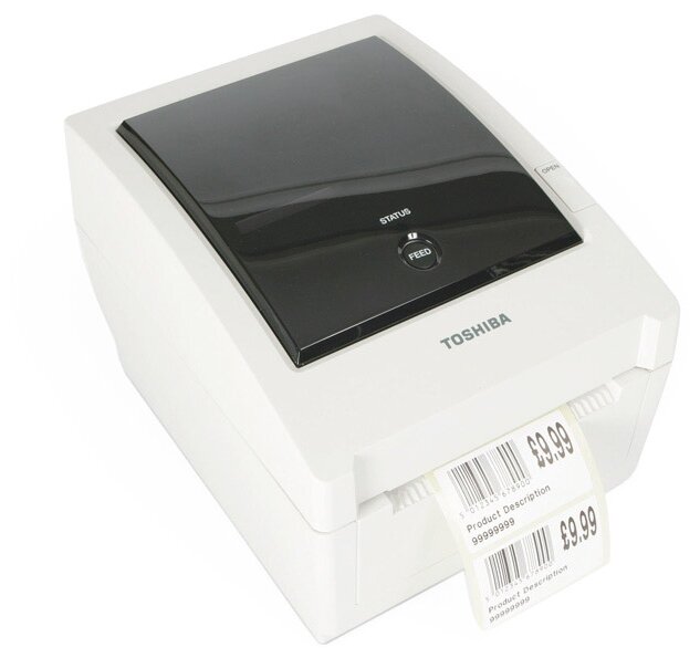 Термотрансферный принтер этикеток Toshiba B-EV4T-TS14-QM-R белый