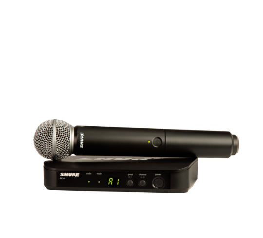SHURE BLX24E/SM58 M17 - вокальная радиосистема С ручным микрофоном SM58