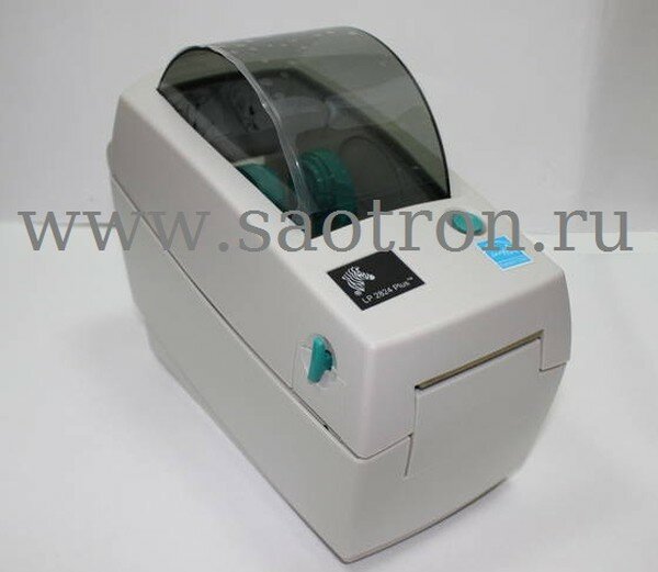 термотрансферный принтер этикеток zebra tlp 2824 plus (203 dpi tt, rs232/usb) 282P-101120-000