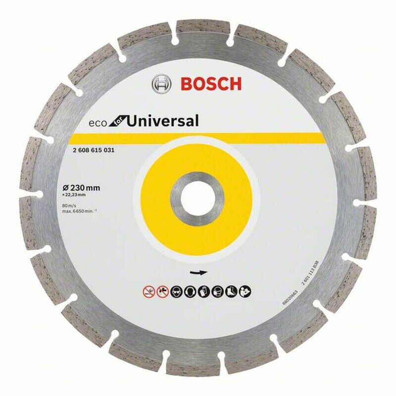 Диск алмазный BOSCH 2608615044 ECO Universal 230x22,23 мм, 10 шт.