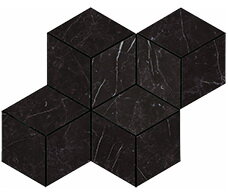 Atlas Concorde Marvel Stone Nero Marquina Mosaico Esag. Lapp.