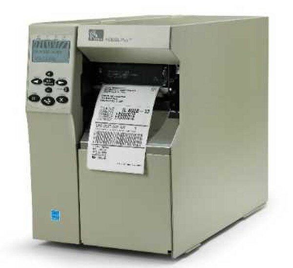 термотрансферный принтер этикеток zebra 105 sl plus (203 dpi, внутренний смотчик) 102-80E-00200