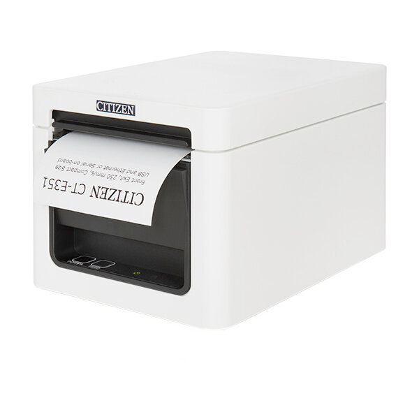 Чековый принтер Citizen CT-E351, Serial, USB, Белый (CTE351XXEWX)