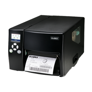 Принтер этикеток термотрансферный Godex EZ-6250i, промышленный, 203 dpi, 178 мм, 177 мм/с, USB, RS-232, USB-Host, Ethernet, дюймовая втулка риббона