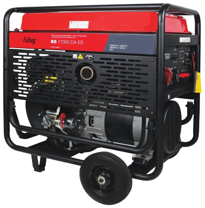 Бензиновый генератор Fubag BS 17000 DA ES (15000 Вт)