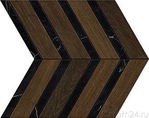 Atlas Concorde Heartwood Marble Chevron Moka керамогранит (29,4 x 28,7 см) (AOYI)