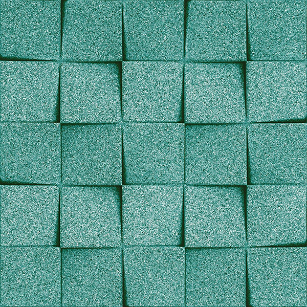 Muratto 3D панели Organic Blocks Minichock Turquoise MUOBMIN04