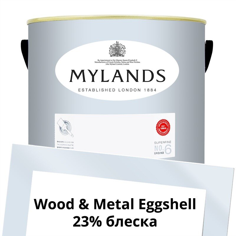 Английские Краски Mylands артикул WoodMetal Paint Eggshell 5 л. №42 Walpole