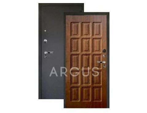 Входная дверь Аргус люкс про шоколад ДУБ золотой/черный шелк