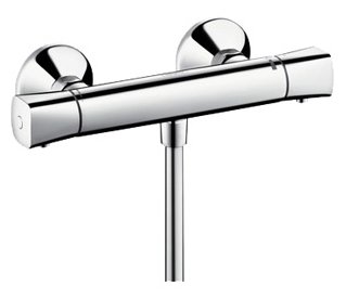 Смеситель для душа hansgrohe Ecostat Universal 13122000 двухрычажный с термостатом