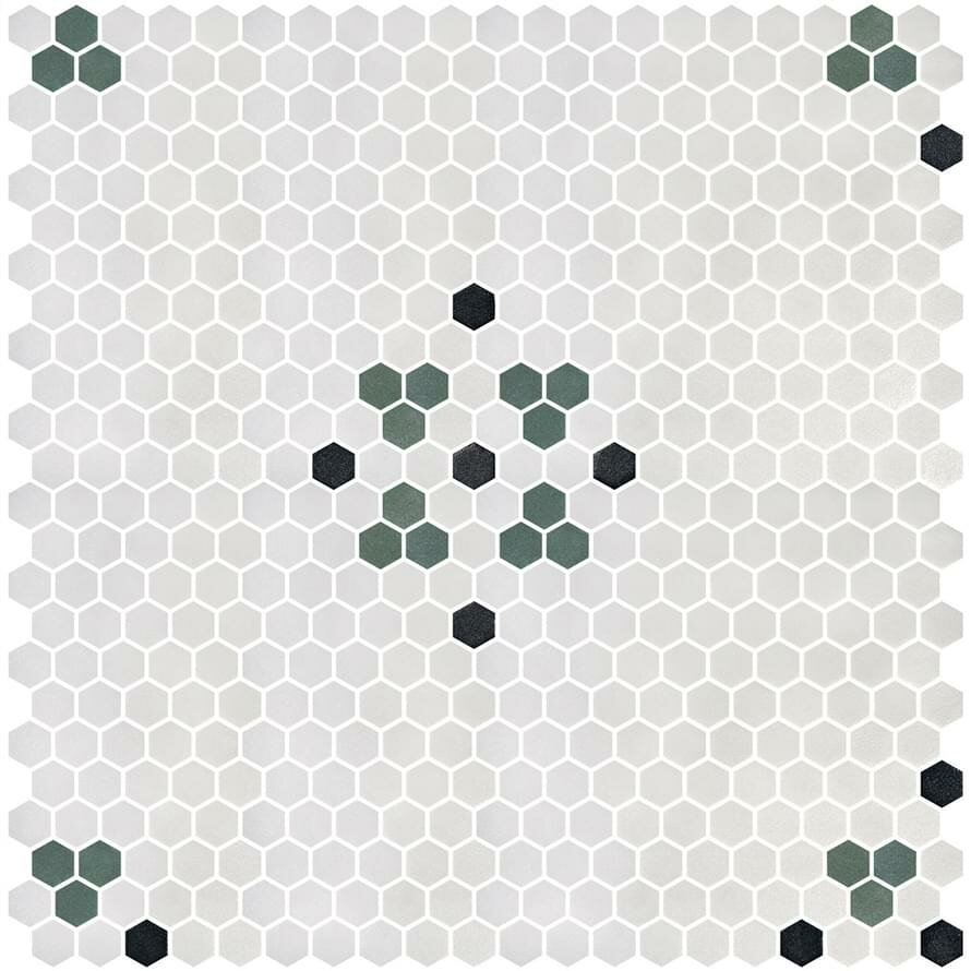 Мозаика Onix Mosaico Hex Geo Patterns 16 30.1x29