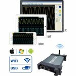 iDSO1070A, USB/WIFI осциллограф, 2 канала х 70МГц