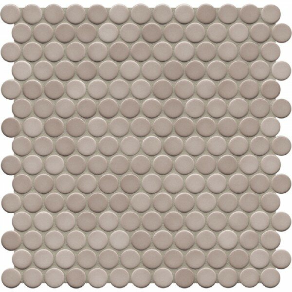 40023H Керамическая мозаика LOOP настенная, глянцевый бежевый 316х316мм, Jasba
